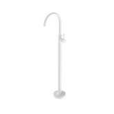 Nero Dolce Floor Mounted Bath Filler Mixer - Matte White
